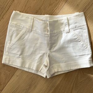 Alice & Olivia White shorts